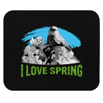 Discover I love SPRING with Eagle Mouse Pads