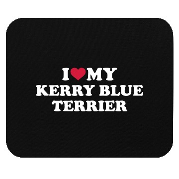 Discover I Love My Kerry Blue Terrier Mouse Pads
