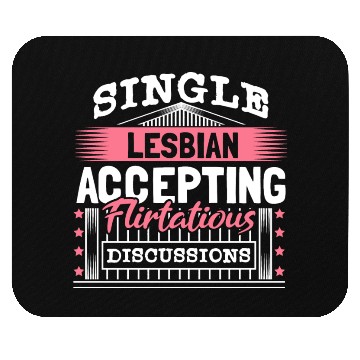 Discover Lesbian Single Lgbt+ Proud Mouse Pads
