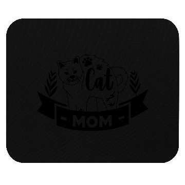 Discover Cat mom Mouse Pads