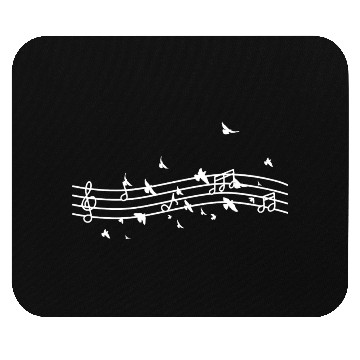 Discover Birds music nout Music Teacher Mouse Pads