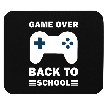 Discover Game Over Back To School Funny Video Gamer Gaming Mouse Pads
