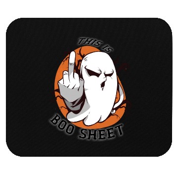 Discover This is BOO SHEET funny Halloween Ghost Mouse Pads