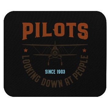 Discover Pilots Looking Down at People Mouse Pads
