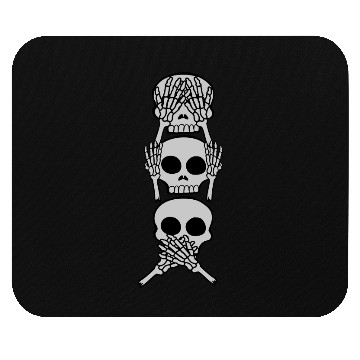 Discover 3 skull monkey proverb Mouse Pads