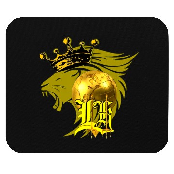 Discover Latin King inspired "World Influencer Gold Globe" Mouse Pads