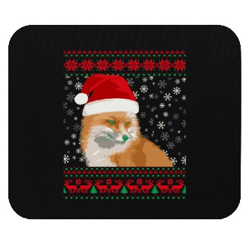 Discover Fox Ugly Christmas Lover Mouse Pads
