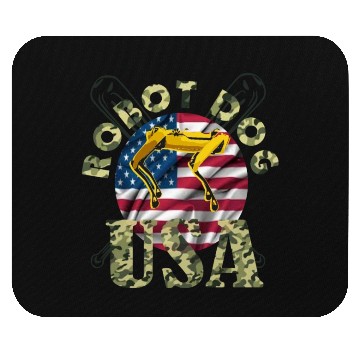 Discover DOG ROBOT usa army Mouse Pads