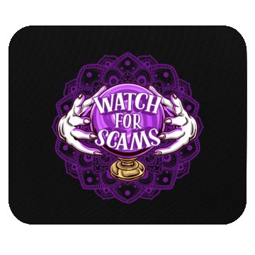 Discover Halloween Witch Hands Witchcraft Scam Mouse Pads