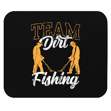 Discover Team Dirt Fishing Detector Hobby Metal Detecting Mouse Pads