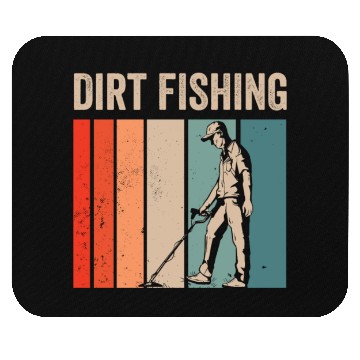 Discover Dirt Fishing Detector Metal Detecting Detection Mouse Pads