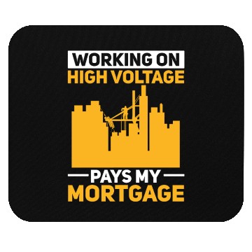 Discover Electrician Electrical Engineer Lineman Mouse Pads