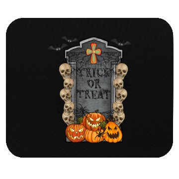 Discover Trick Or Treat Mouse Pads