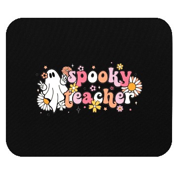 Discover Halloween Spooky Teacher Mouse Pads