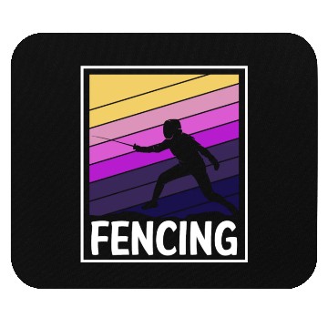 Discover Fencing Sport Duel En Garde Foil Mouse Pads
