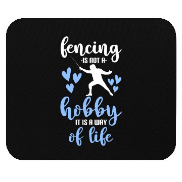 Discover Fencing Sport Mouse Pads