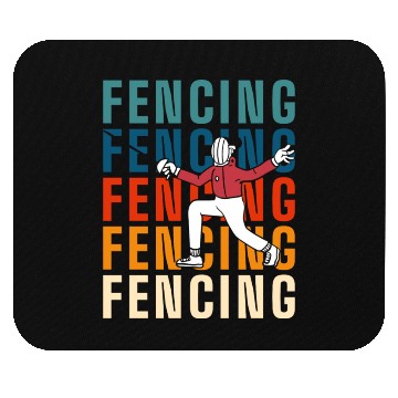 Discover Fencing Sport Fencer En Garde Sport Fencing Mouse Pads