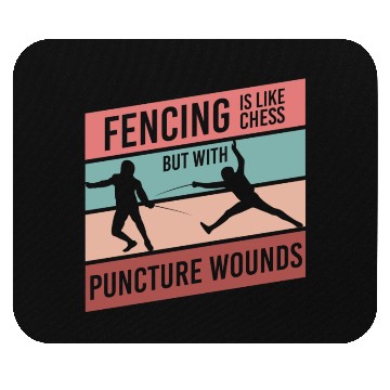 Discover Fencing Sabre Mouse Pads