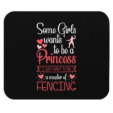 Discover Fencing Sport Sabre Sword Sport Fencing Mouse Pads