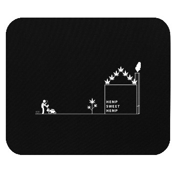 Discover Hemp Sweet Hemp White 3x Mouse Pads