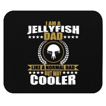 Discover Funny Jellyfish Dad Mouse Pads