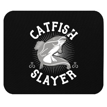Discover Catfish Slayer - Wels Catfish Hunter Mouse Pads