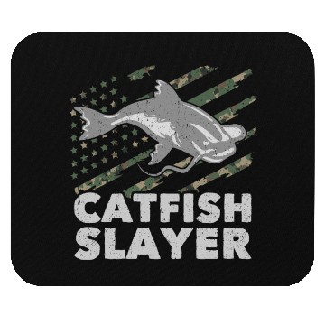 Discover Catfish Slayer - Wels Catfish Hunter Mouse Pads