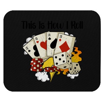 Discover Poker Casino Poker Player Gambling Roulette Gift Mouse Pads