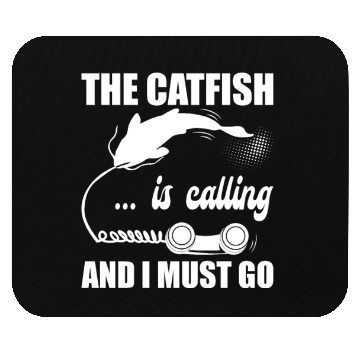 Discover Catfish Phone Call - Blue Catfish Slayer Mouse Pads