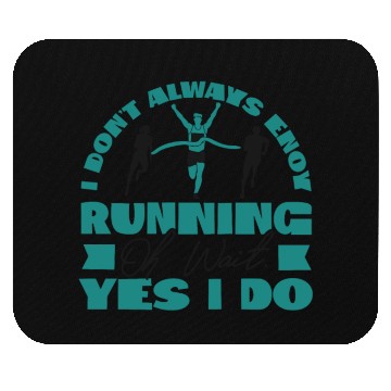 Discover Running Runner Half Marathon I Mouse Pads