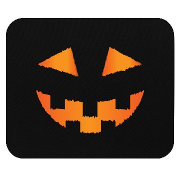 Discover Pumpkin: scary smile Mouse Pads