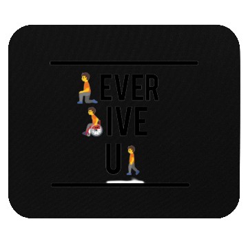 Discover Never Give Up Mouse Pads
