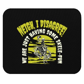 Discover Halloween Cowboy Skeleton Fun Horse Riding Mouse Pads