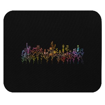 Discover Colorful Wildflowers Women Flowers Garden Mouse Pads