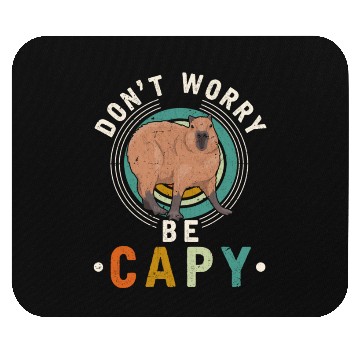 Discover Kind Animal Lover Happy Capybara Mouse Pads