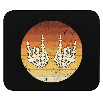 Discover Rock On Skeleton Mouse Pads