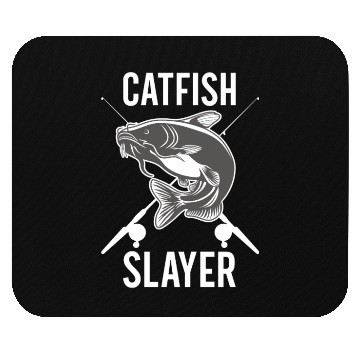 Discover Catfish Slayer - Wels Catfish Hunter Mouse Pads