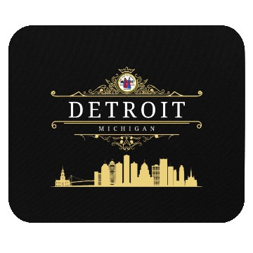 Discover Detroit Michigan Mouse Pads