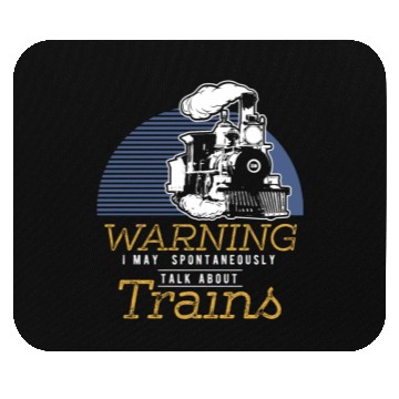 Discover Train Lover Locomotive Mouse Pads