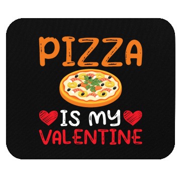 Discover Valentine Day Pizza Gift Mouse Pads