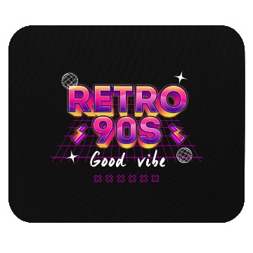 Discover 90s! - Synthwave/Retrowave/Vaporwave 90s Mouse Pads