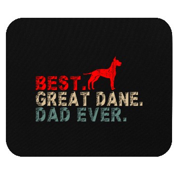Discover Best Great Dane Dog Dad Ever Vintage Mouse Pads