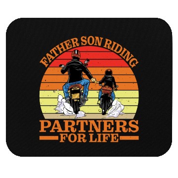 Discover Father Son, Riding Partners For Life 4 Mouse Pads