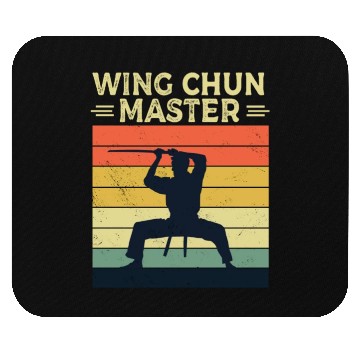 Discover Wing Chun Master Martial Arts Fighter Coach Mouse Pads