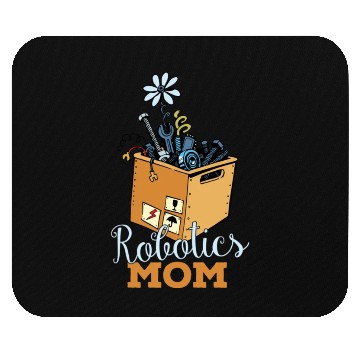 Discover Robotics Mom Cartoon Art Mouse Pads