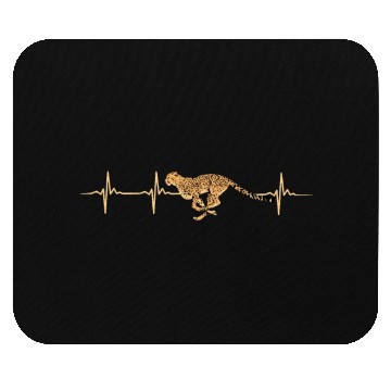 Discover Cheetah Heartbeat Mouse Pads