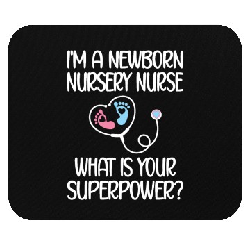Discover Newborn Nursery Nurse Newborn Nursery Nursing Gift Mouse Pads