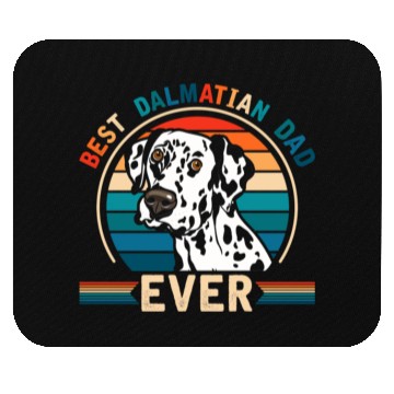 Discover Best Dalmatian Dad Dog Lover Mouse Pads