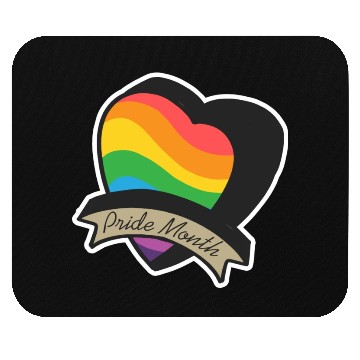 Discover Pride Month LGBTQ Sticker Mouse Pads
