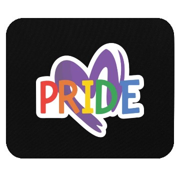Discover Pride Month LGBTQ Sticker Mouse Pads
